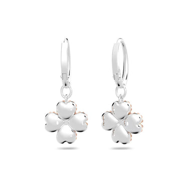 Swarovski Damen Ohrringe Ohrhänger Latisha Blume, Rosa, Rhodiniert 5636485